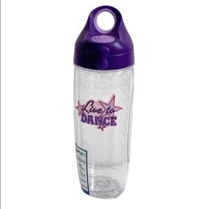 Tervis Tumbler Live To Dance Patch 20 Oz Insulated Water Bottle NEW